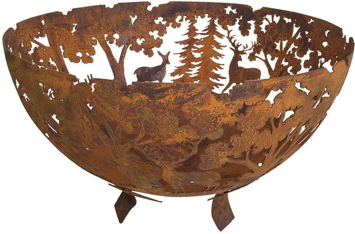 Esschert Vuurschaal Laser Cut Roest 58 cm