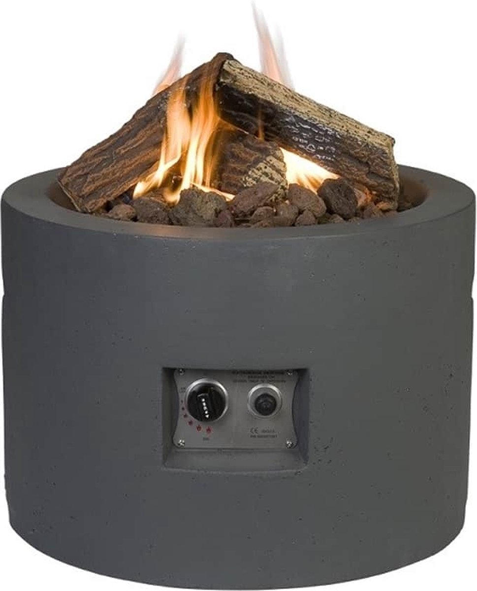 Happy Cocooning Vuurtafel Rond Antraciet
