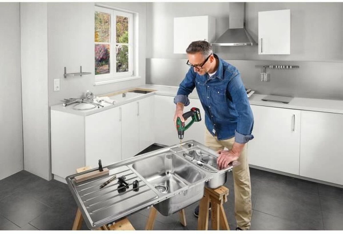 Bosch Groen PSB 18 LI-2 Ergonomic Accuschroefklopboormachine | met 1 accu 2.5Ah - 06039B0300