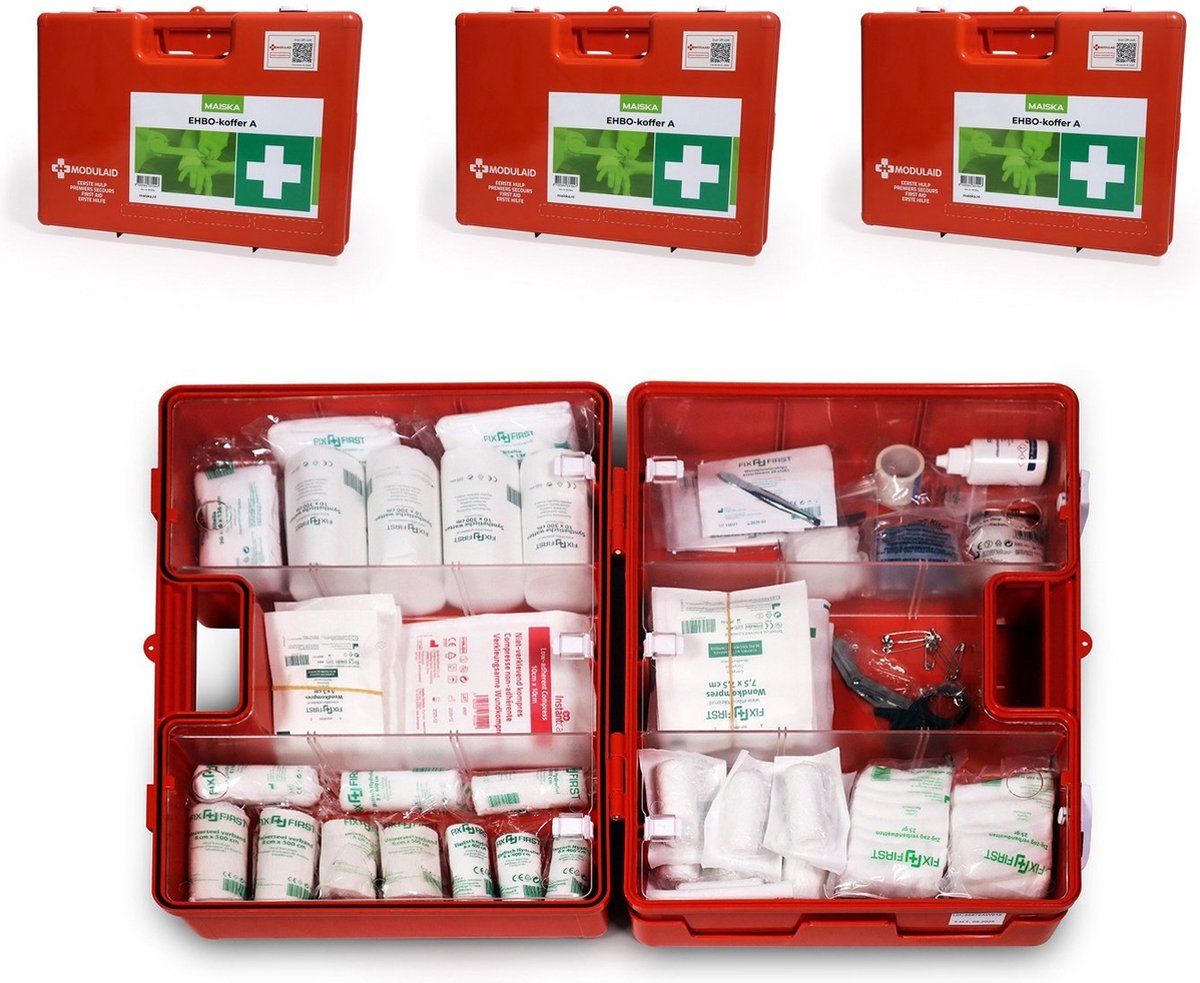 3-pack MAISKA EHBO koffer A - MAISKA EHBO koffer A 3-pack