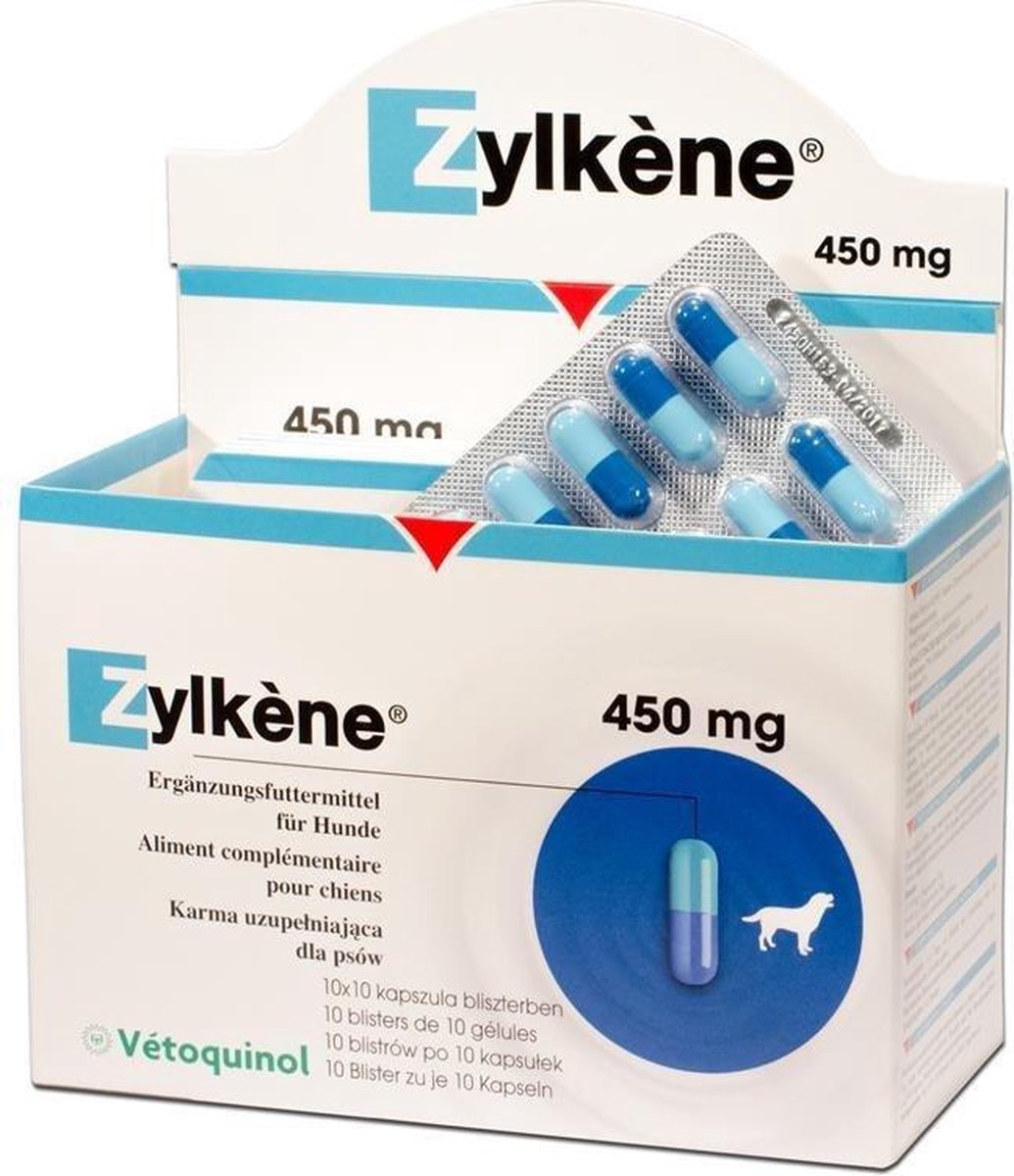 Dubbelpak: 2 x 100 stuks - Zylkene Capsules voor Honden > 30 kg