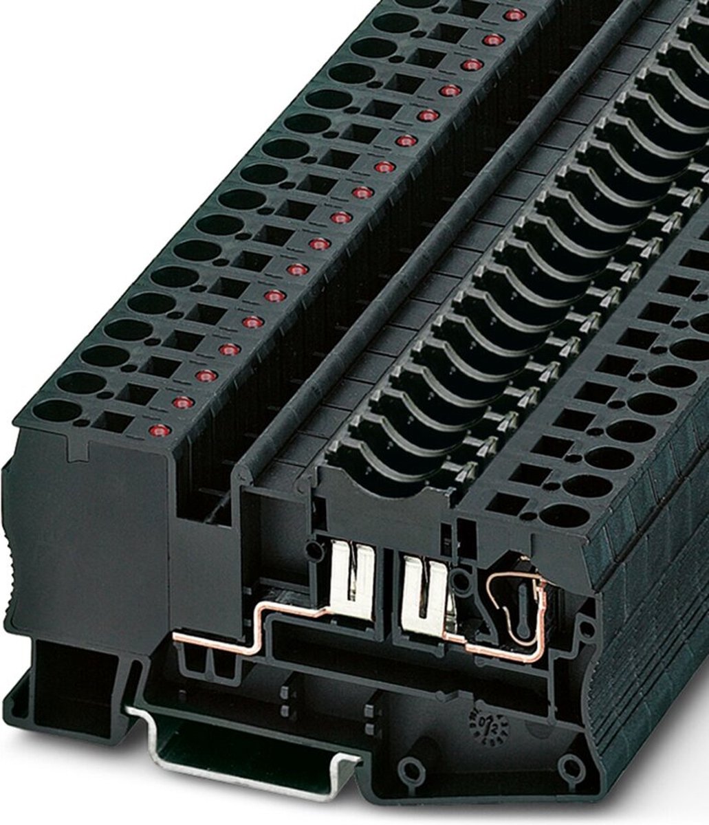 Phoenix Contact ST 4-FSI/C-LED 24 3036505 Zekering-serieklem Aantal polen: 2 0.08 mm² 4 mm² Zwart 50 stuk(s)