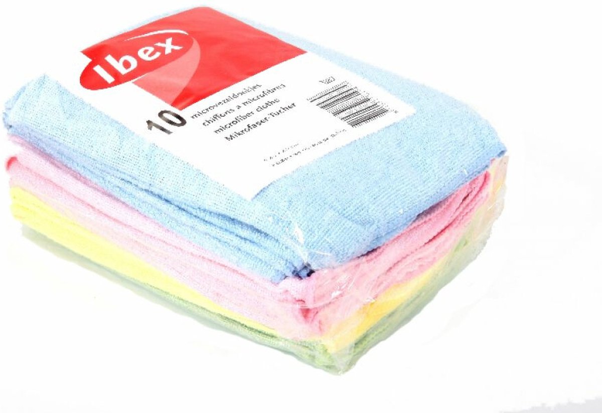 20x Ibex Microvezel Doek 38x40 cm 10 stuks