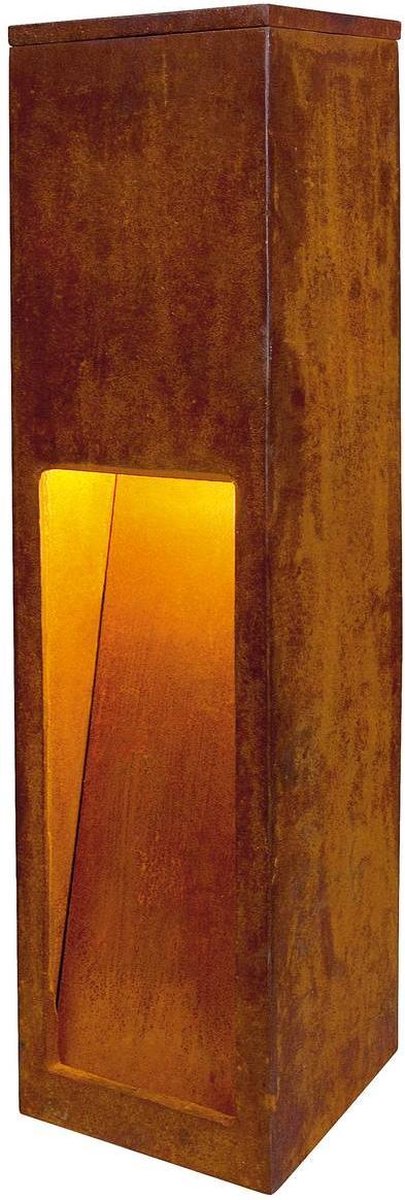 SLV 229410 Rust Slot 50 Staande buitenlamp Spaarlamp E27 11 W IJzer (geroest)