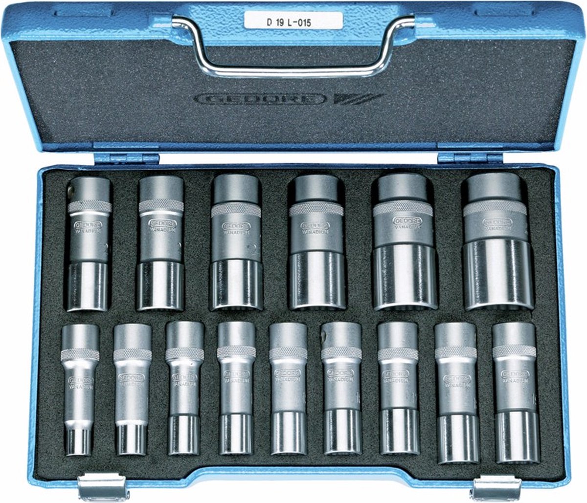 Gedore Dopsleutelset 1/2" 15-dlg. - 2190214