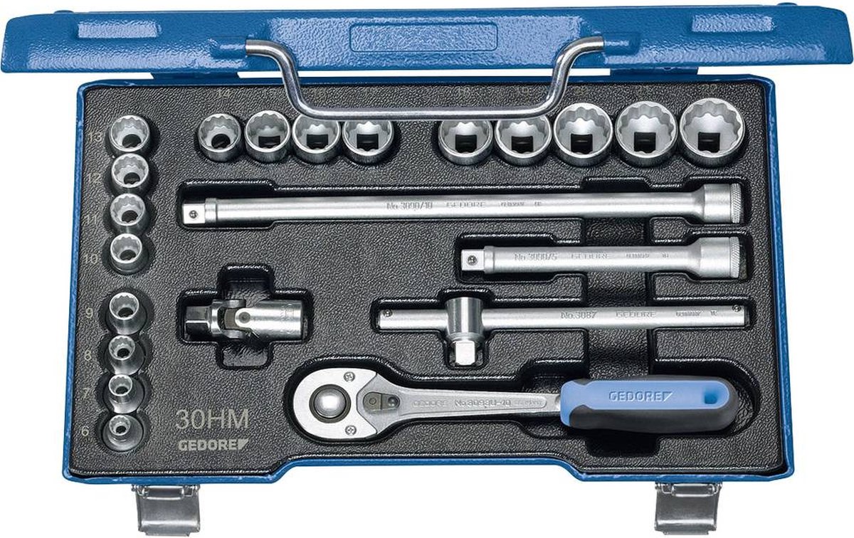 Gedore Dopsleutelset 3/8" 23-dlg. - 6239700