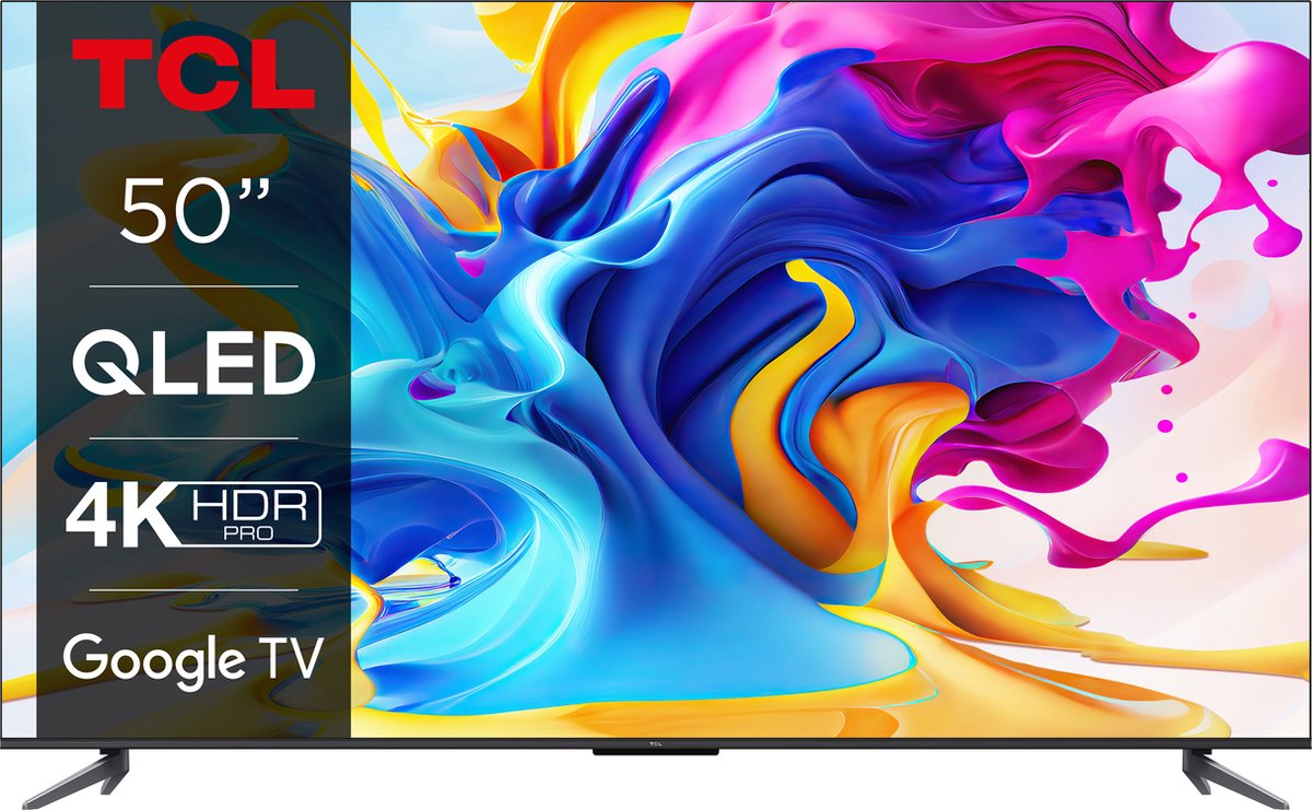 TCL C64 Series 50C645 tv 127 cm (50") 4K Ultra HD Smart TV Zwart 250 cd/m²