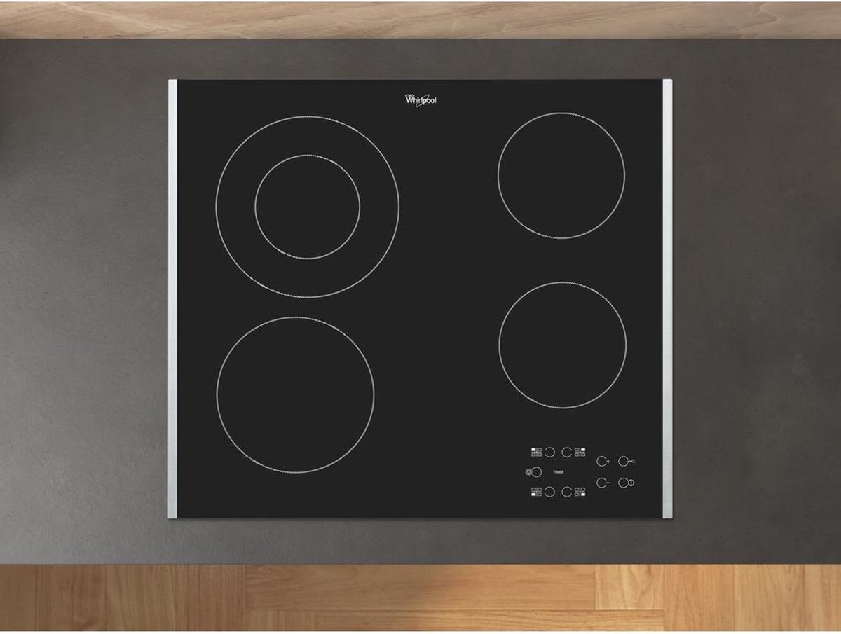 Whirlpool AKT 8130 BA Zwart Ingebouwd Keramisch 4 zone(s)