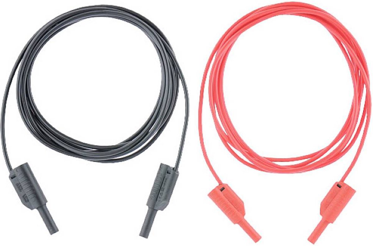 Metrel S 2012 Veiligheidsmeetsnoerenset 10 m Rood, Zwart 1 stuk(s)