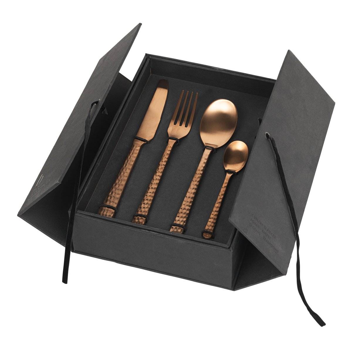 Broste Copenhagen Hammered Bestekset 16-delig Copper