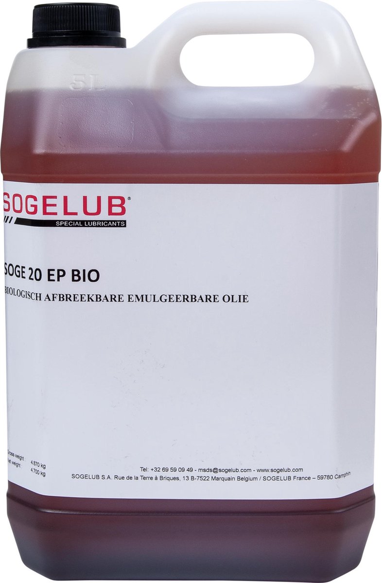 Huvema SOGE 20 EP BIO 5ltr - 21121031 - 21121031