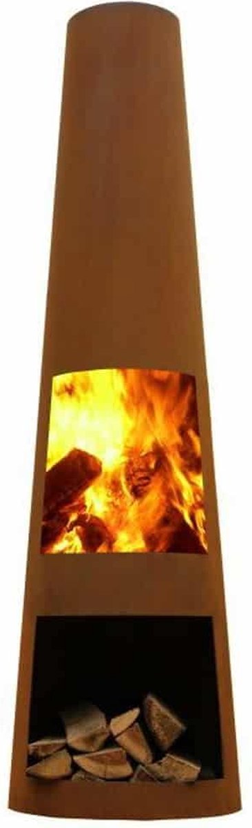 GardenMaxX Rengo XL Corten Tuinhaard