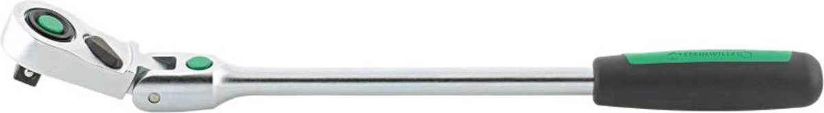 Stahlwille Ratel met gewricht | 1/2 inch aantal tanden 80 | lengte 416 mm | 2-componentengreep | 1 stuk - 13261010 13261010