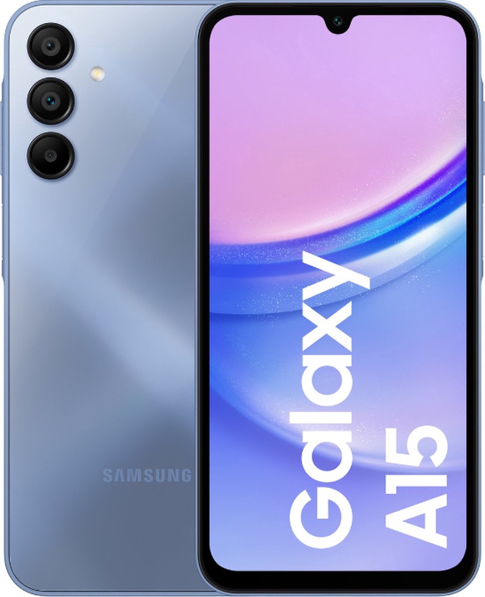 Samsung Galaxy SM-A155FZBIEUE smartphone 16,5 cm (6.5") Hybride Dual SIM 4G USB Type-C 8 GB 256 GB 5000 mAh Blauw