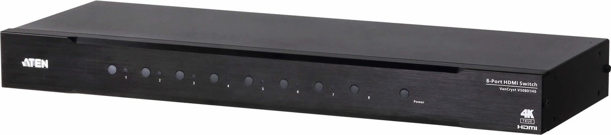 ATEN VS0801HB HDMI Switch met 8 poorten True 4K