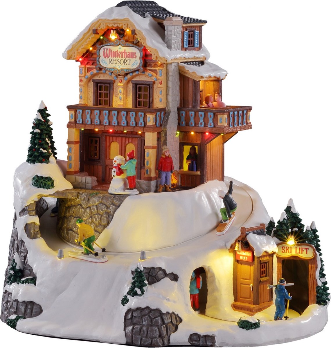 Winterhaus resort with 4.5v adaptor - LEMAX