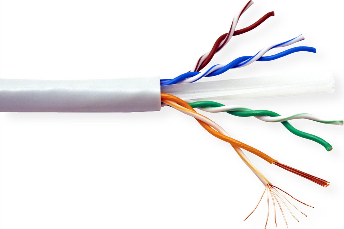 Roline 21.15.0992 Netwerkkabel CAT 6 U/UTP Grijs 300 m