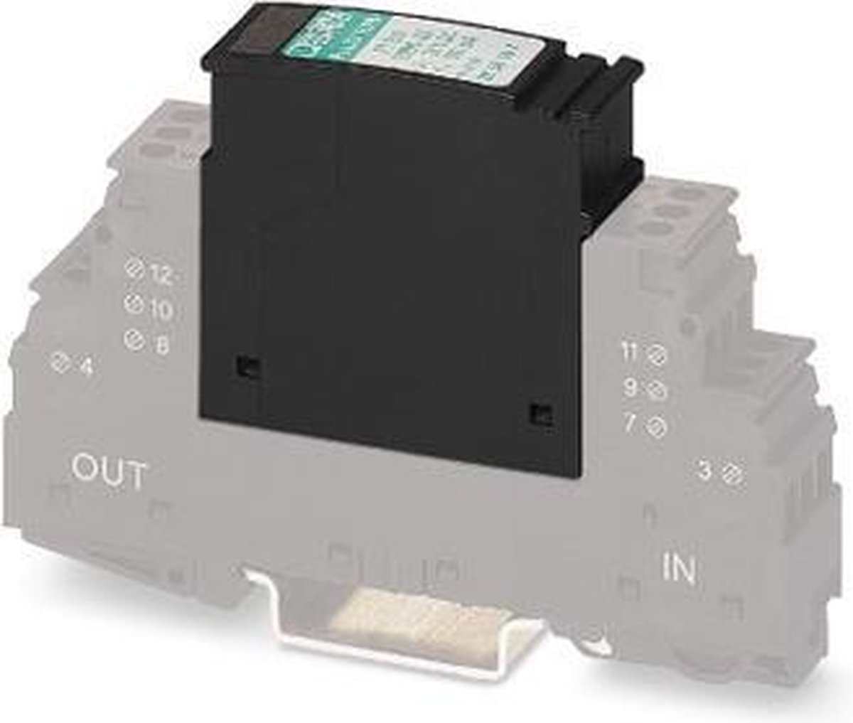 Phoenix Contact 2856087 PT 2X1-24DC-ST Insteekbare overspanningsafleider Set van 10 stuks Overspanningsbeveiliging voor: Verdeelkast 10 kA 10 stuk(s)