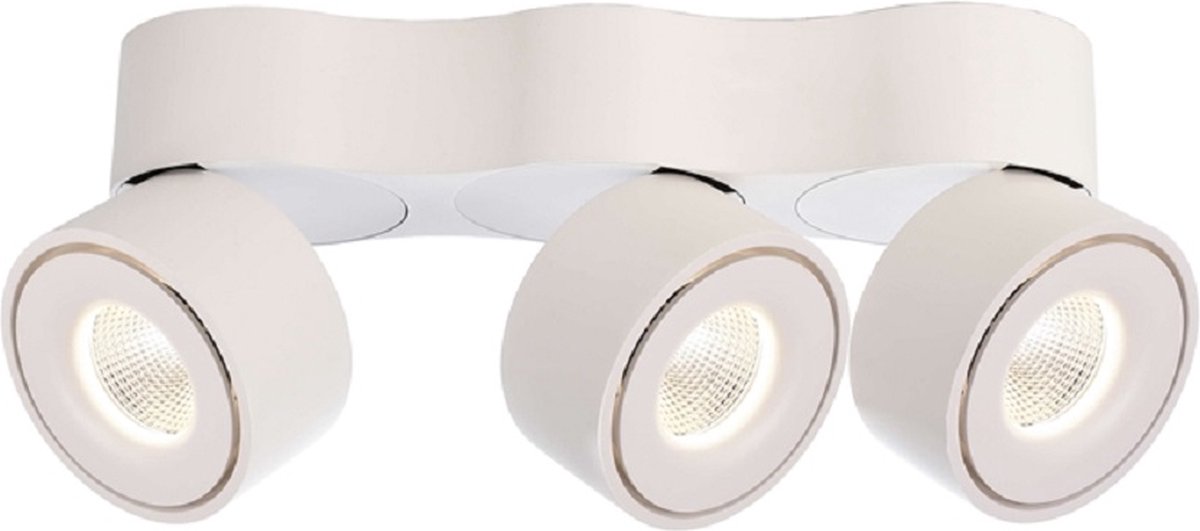 Deko Light Uni Triple Plafondopbouwarmatuur LED vast ingebouwd 30 W Energielabel: G (A - G) Warmwit Wit (mat)