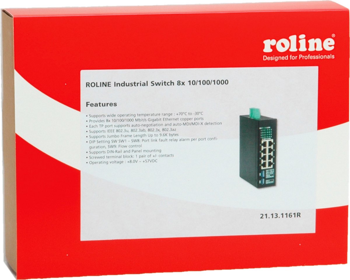 Roline Netwerk switch 10 / 100 / 1000 MBit/s