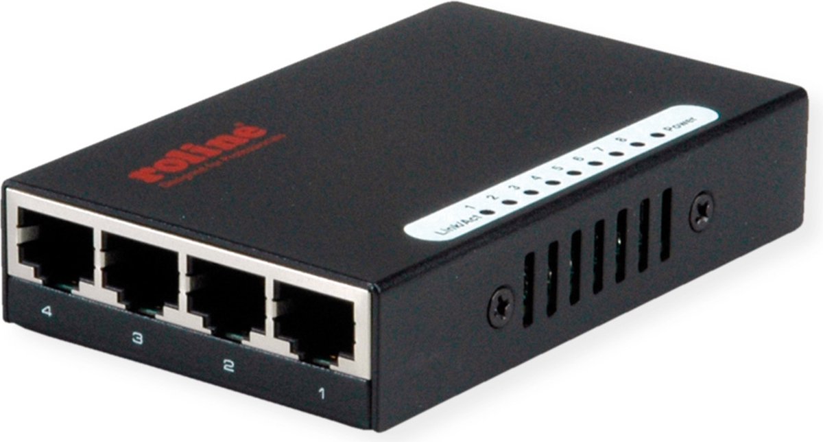 Roline Netwerk switch 10 / 100 / 1000 MBit/s USB-stroomverzorging