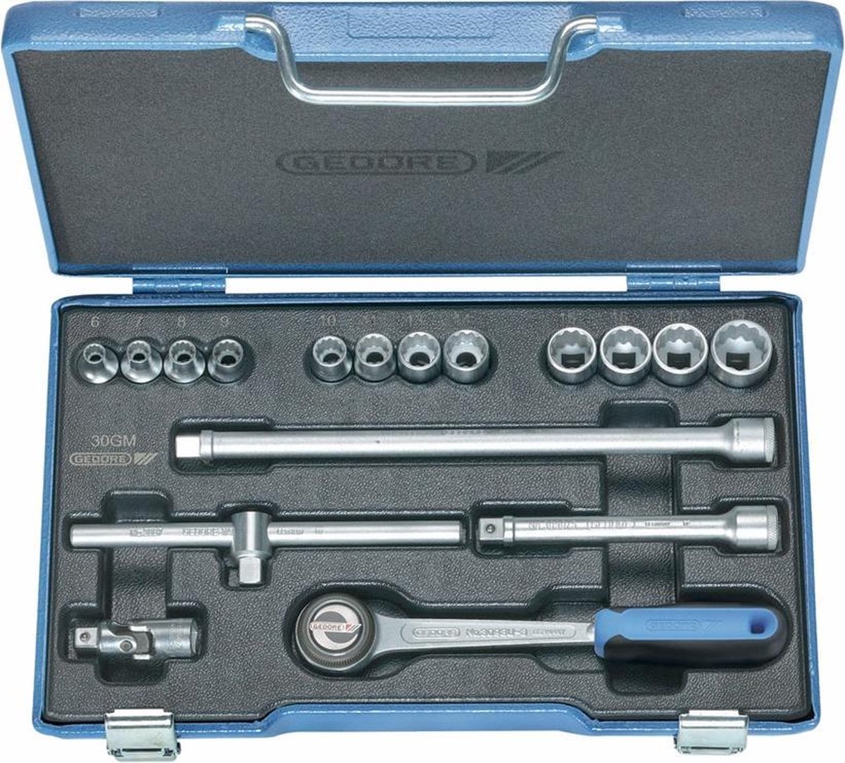 Gedore Dopsleutelset 3/8" 17-dlg. - 6240200