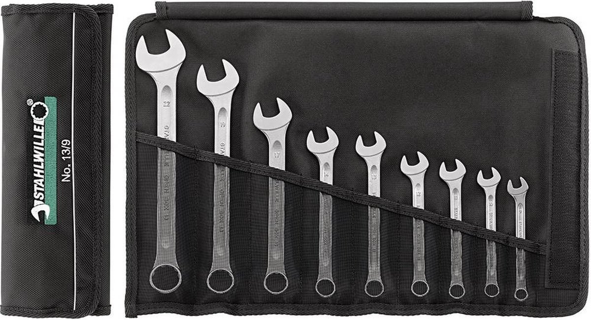 Stahlwille Ring-steeksleutelset | 26-delig sleutelwijdte 6-32 mm | vorm A chroom-legering-staal | 1 stuk - 96400805 96400805