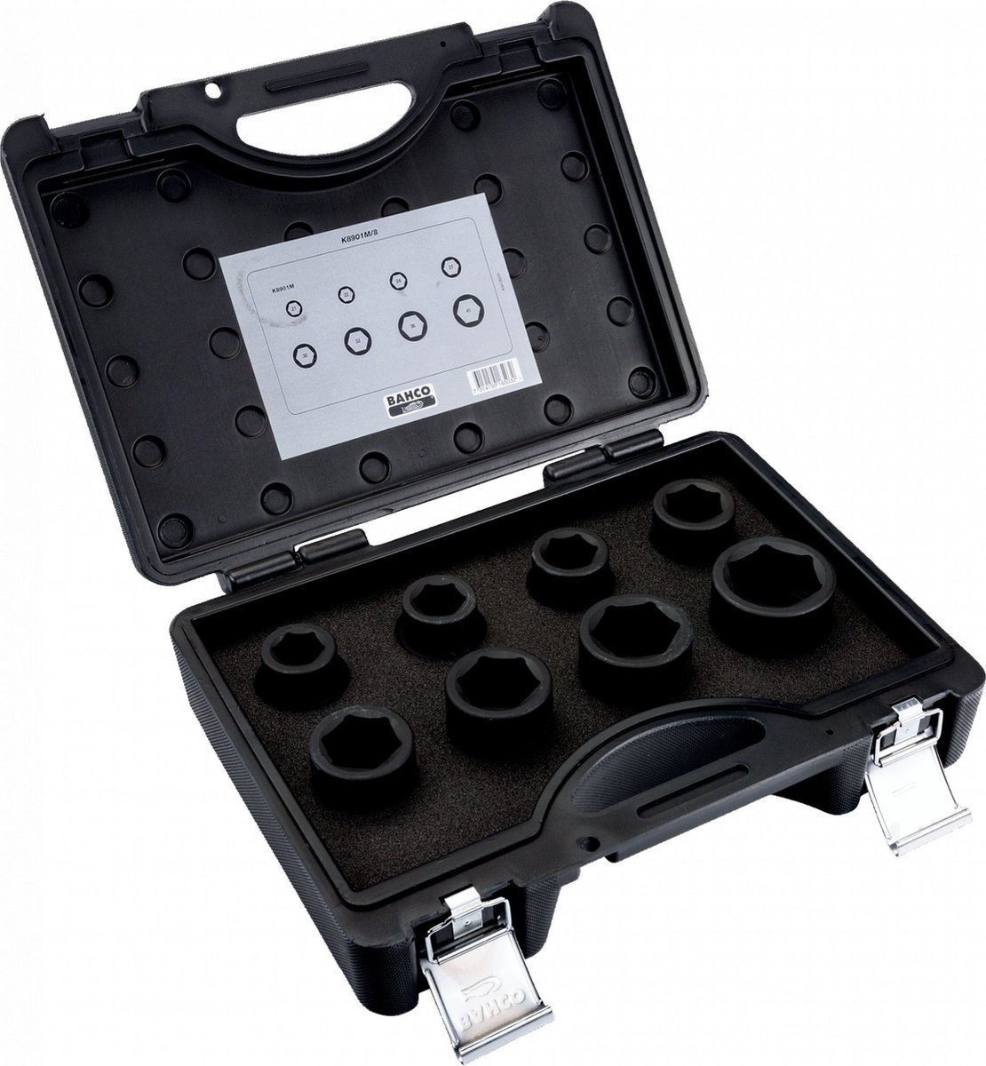 Bahco 3/4" krachtdoppenset 8-dlg | K8901M/8