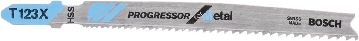 Bosch Accessoires Decoupeerzaagblad T 123 XF Progressor for Metal 100st - 2608638700