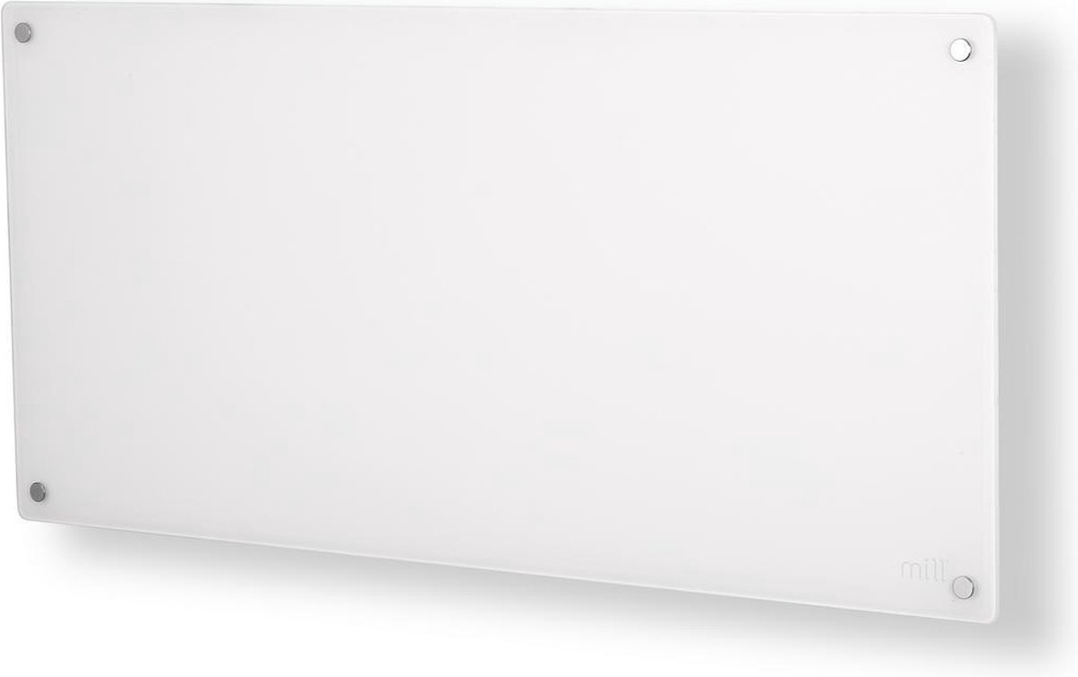 Mill MB900DN paneelverwarming met dag/nacht thermostaat en glazen front