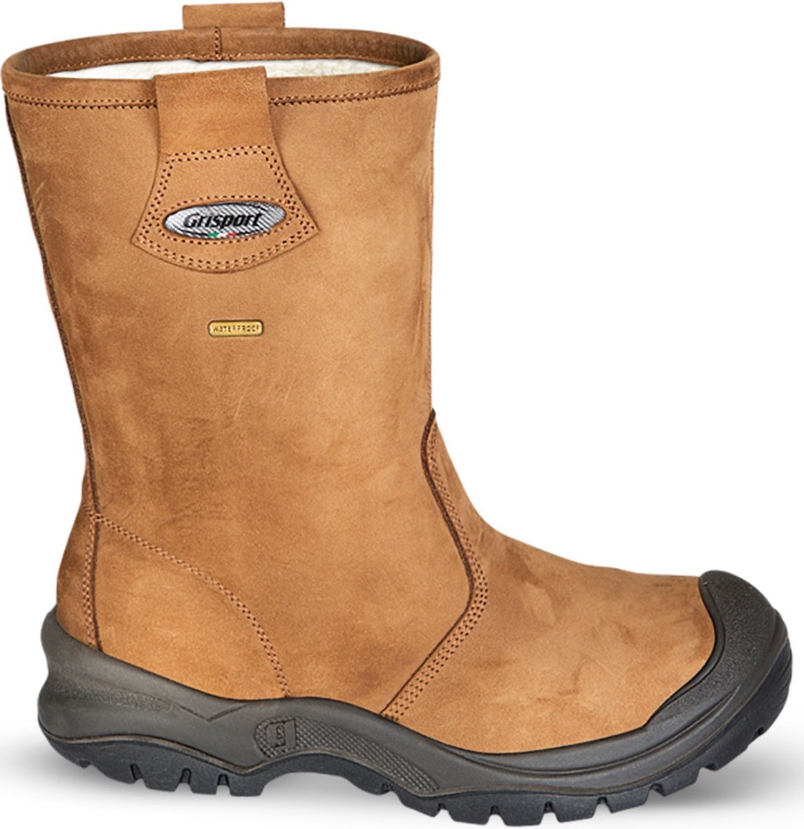 Grisport Safety Laars 72707C+L Wool S3 + KN Cognac - Maat 44 - 00.049.001.44