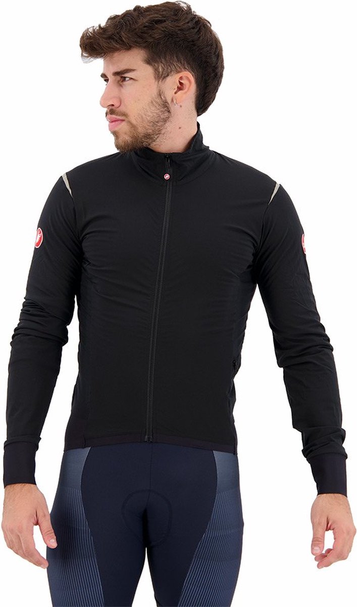 Castelli Alpha Flight RoS lange mouw fietsjack zwart heren S