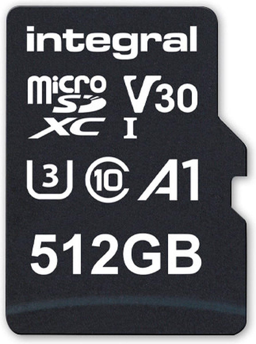 Integral Micro SD geheugenkaart V30 512GB - 9500420