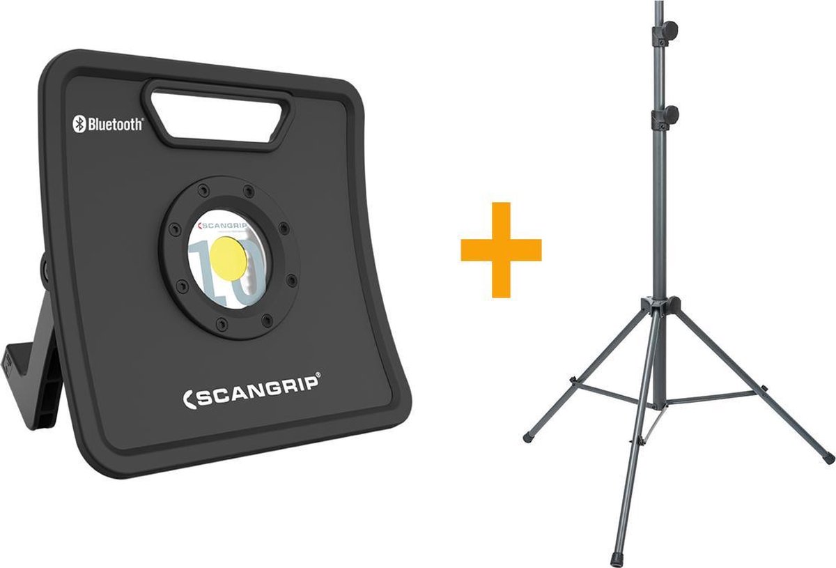 Scangrip Bouwlamp Nova 12K met statief | 03.5431 + 03.5444 - 49.0216
