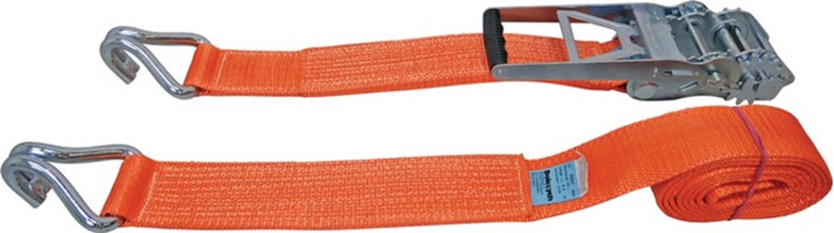 Dolezych Sjorband | lengte 6 m | breedte 75 mm | met trekratel + profielhaak | LC omdr. 10000 daN | 1 stuk - 26760034-6 26760034-6