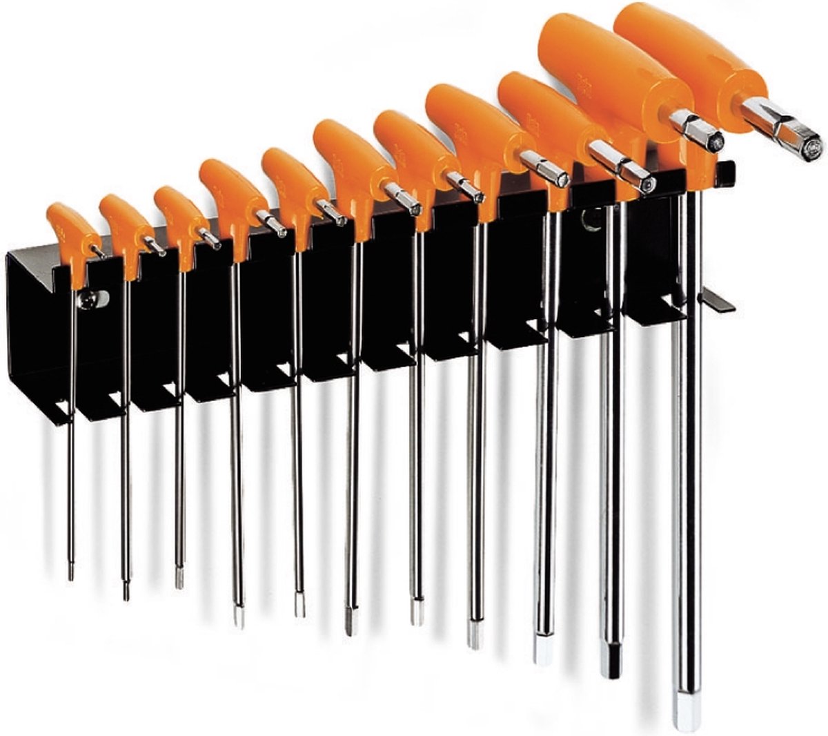 Beta 11-delige set haakse stiftsleutels met krachthandgreep (art. 96T) met support 96T/SP11 - 000960957