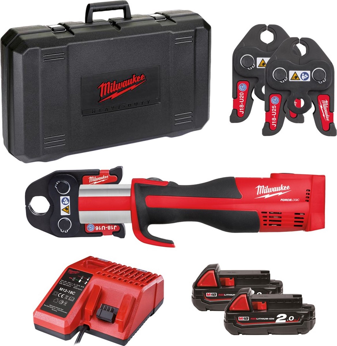 Milwaukee M18 BLHPT-202CU SET Persgereedschap - 4933451136