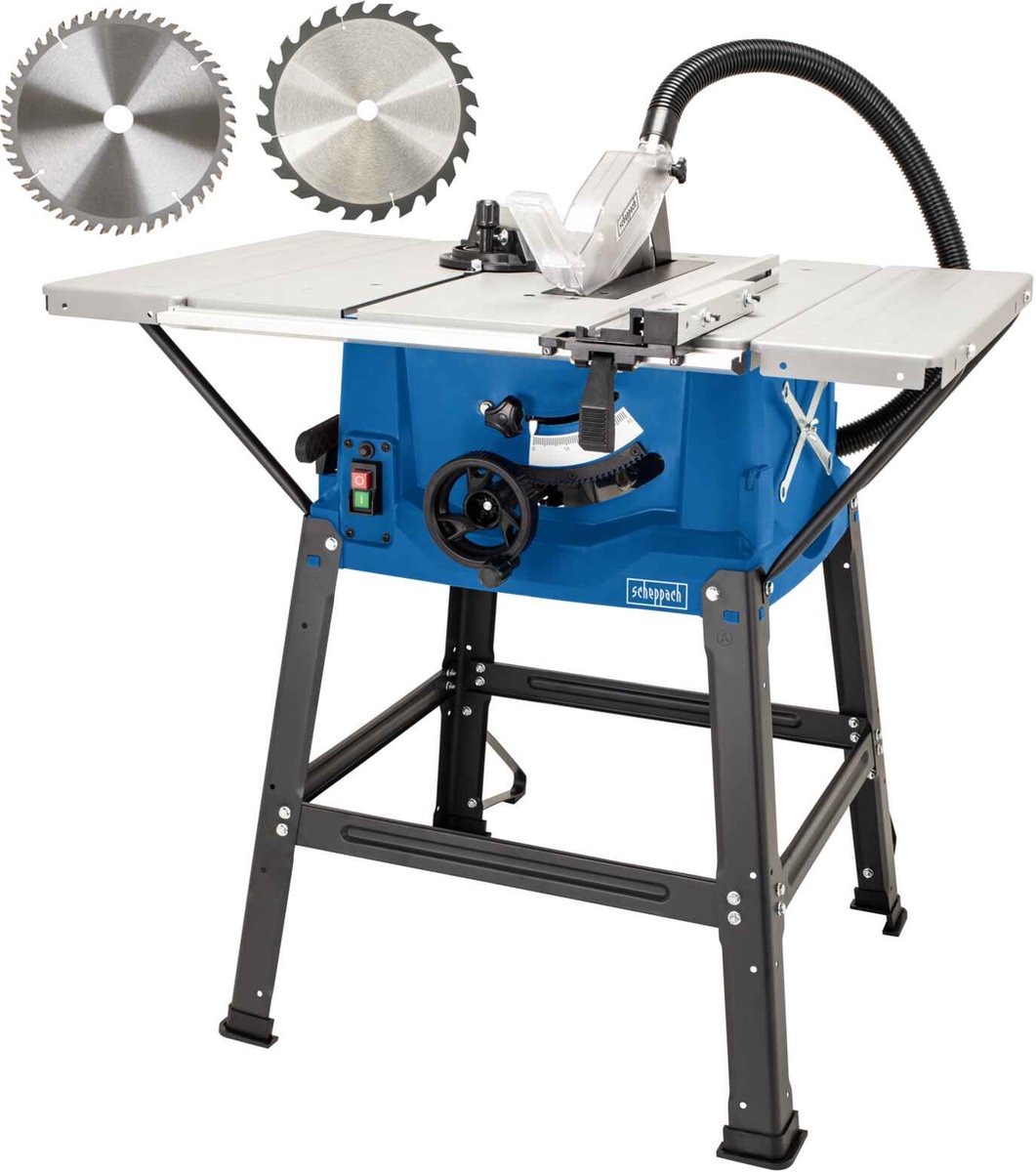 Scheppach Tafelcirkelzaag 10 HS100S (incl 2 zaagbladen) 5901310905