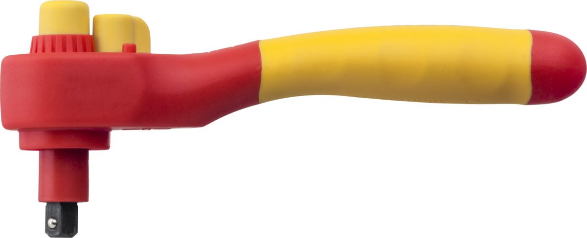 Wiha Ratelsleutel geïsoleerd | voor dopsleutels | omschakelbaar | 3/8" | 200 mm - 43052 - 43052