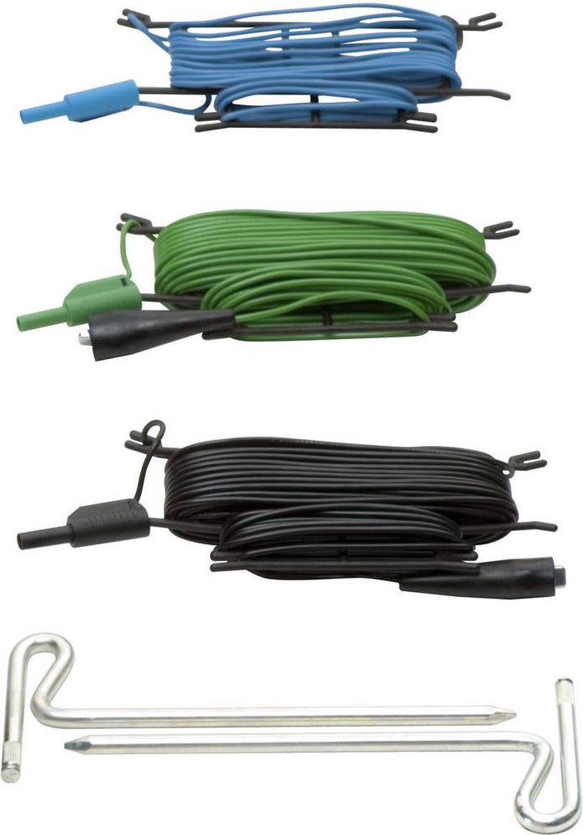 Benning Aardingsset | 5-delig | geschikt voor multimeter IT 130 | 1 stuk - 044113 - 044113