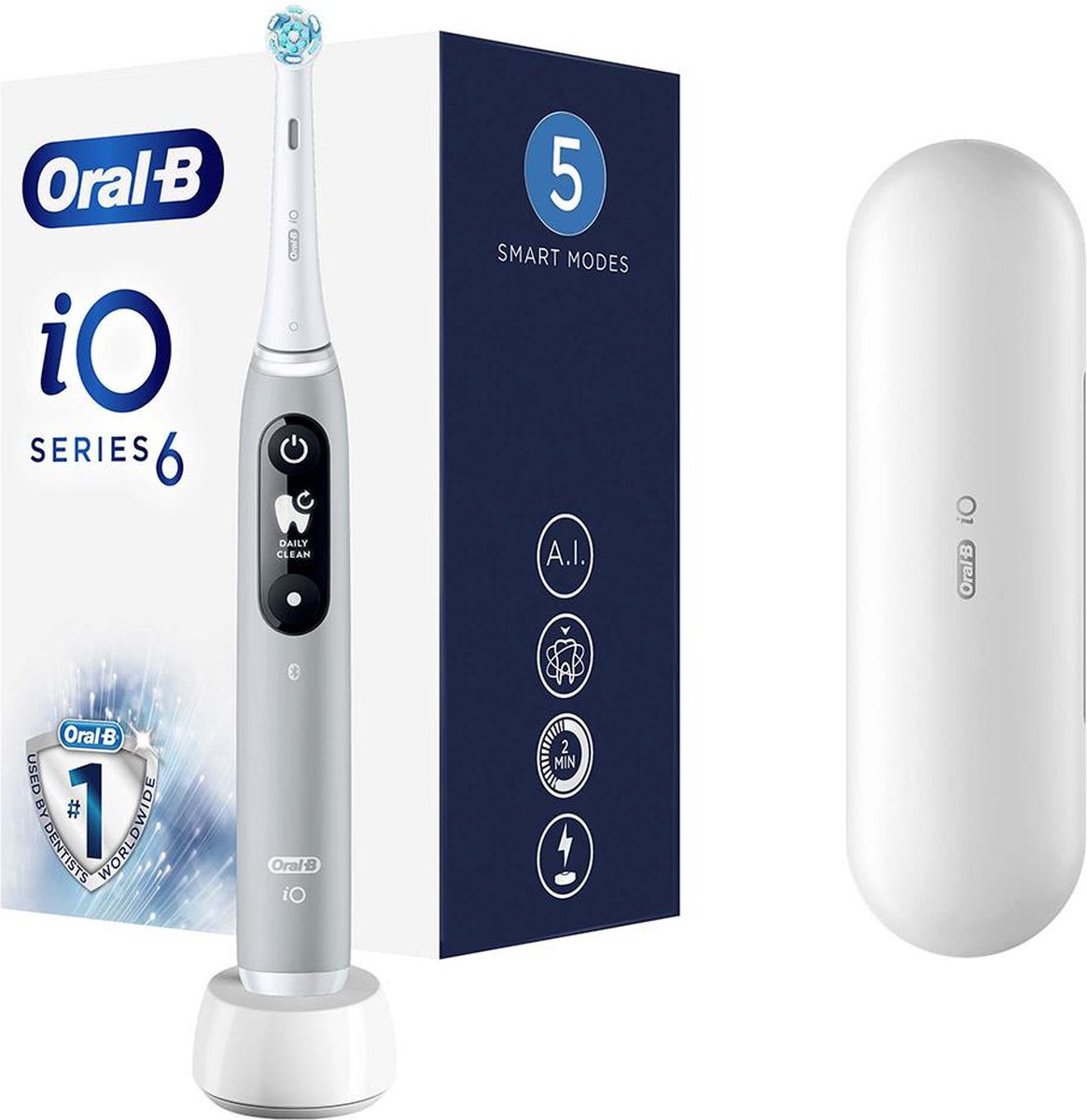 Oral-B iO 4210201381686 elektrische tandenborstel Roterende tandenborstel Grijs