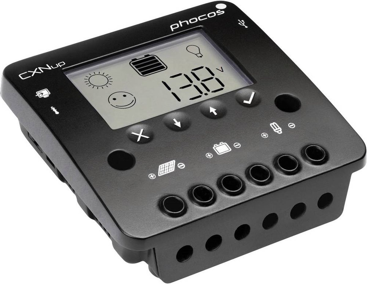 Phocos CXNup 20 Laadregelaar voor zonne-energie PWM 12 V, 24 V 20 A