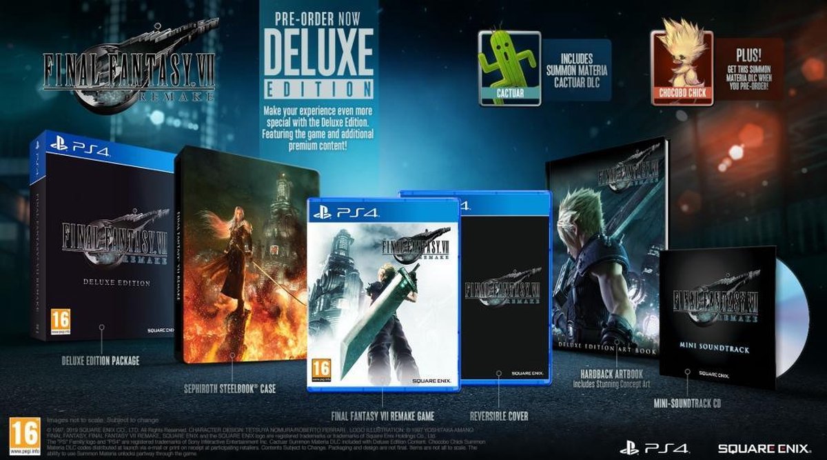 Final Fantasy VII Remake Deluxe Edition