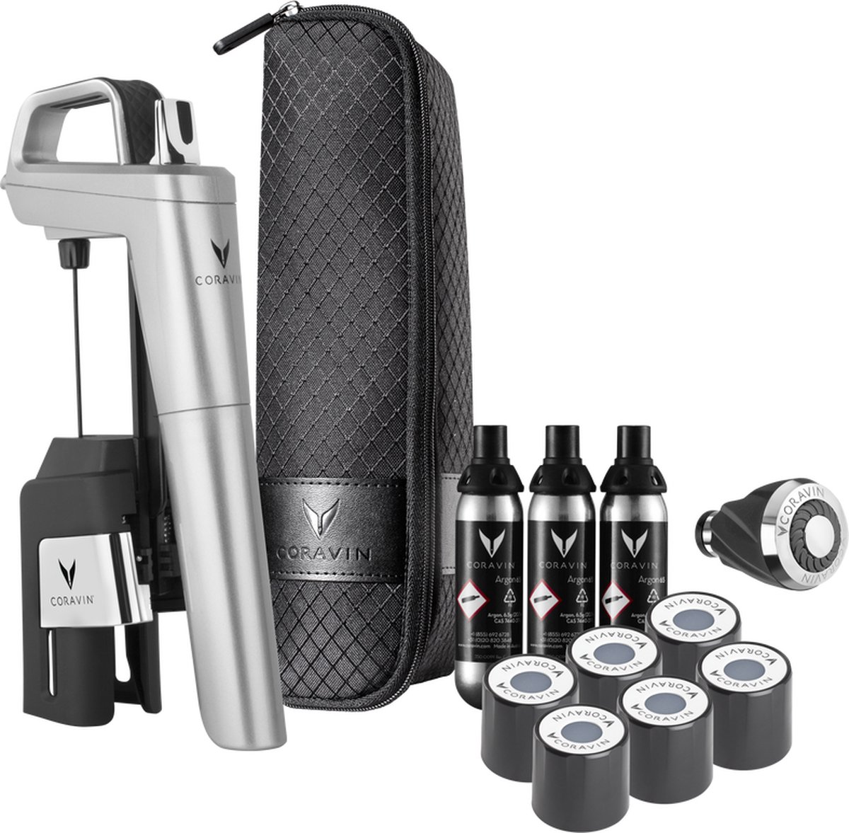 Coravin Wijnsysteem Timeless Six+ - Zilver
