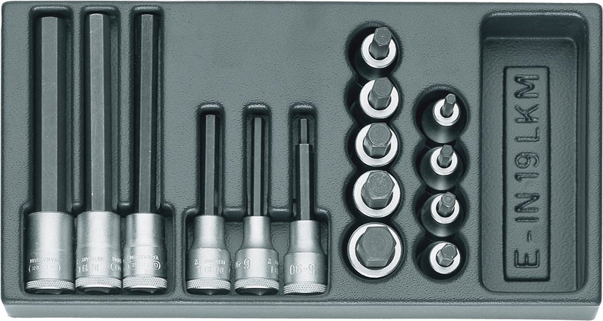 Gedore Inbusdopsleutelset 1/2" - 1402234