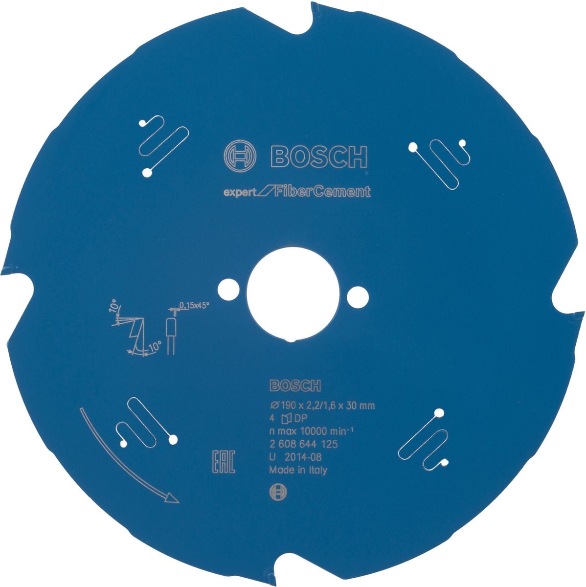 Bosch Accessoires Expert for Fibre Cement cirkelzaagblad EX FC B 300x30-8 - 1 stuk(s) - 2608644352 - 2608644352