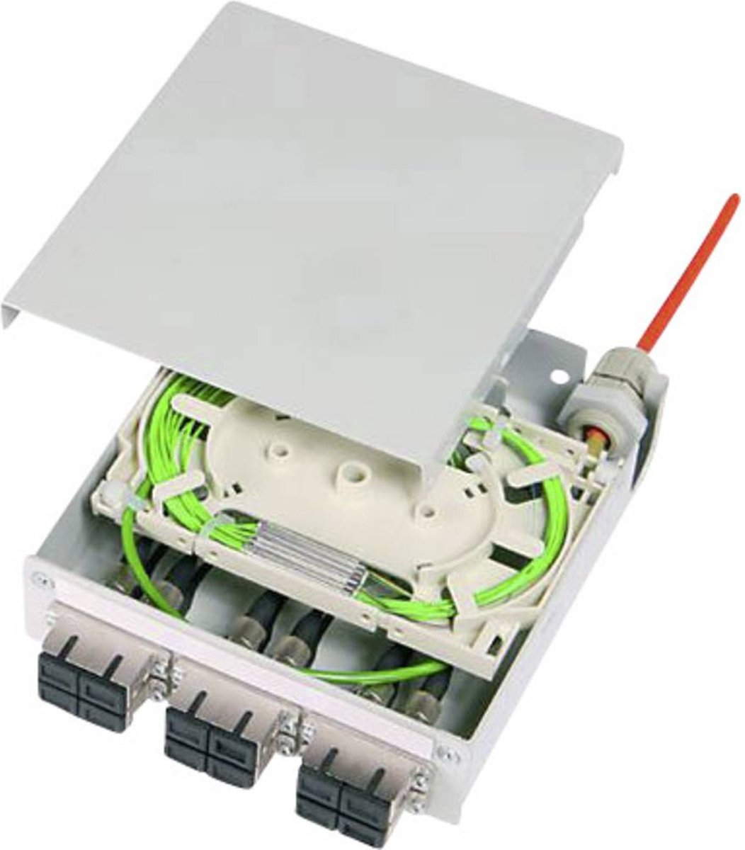 Telegärtner H82050F0002 Verbindingscassette voor glasvezelkabels Grijs-wit (RAL 7035) 1 stuk(s)
