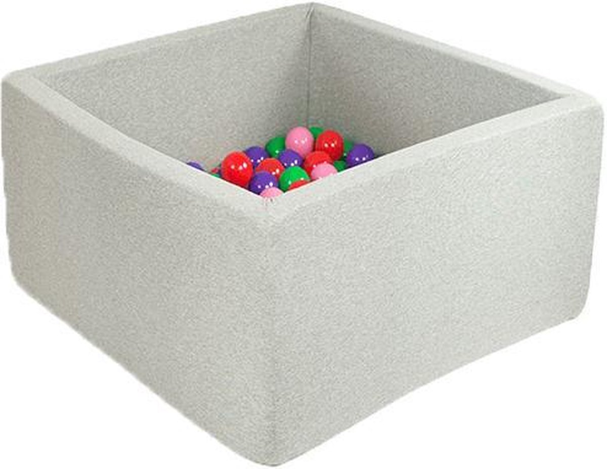 Ballenbak Vierkant 130x130x50 | Light Grey