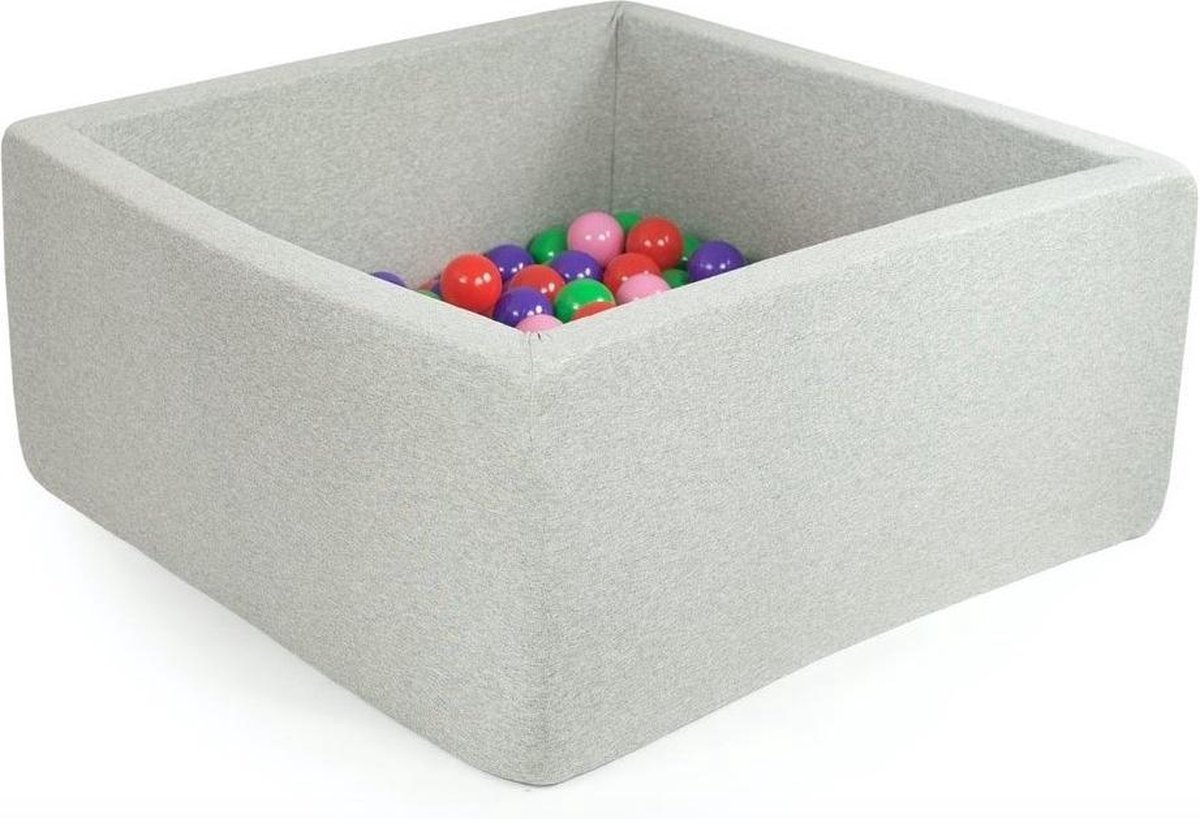 Ballenbak Vierkant 90x90x40 | Light Grey