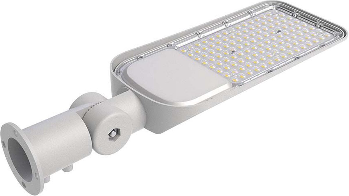 LED Straatlamp 100W 6500K grijs + schemerschakelaar - 9341325